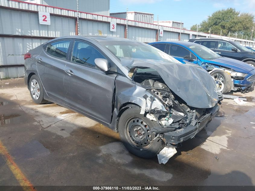 2016 HYUNDAI ELANTRA SE/SPORT/LIMITED - KMHDH4AE2GU623405