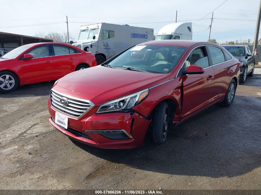 2015 HYUNDAI SONATA SE - 5NPE24AF7FH007873