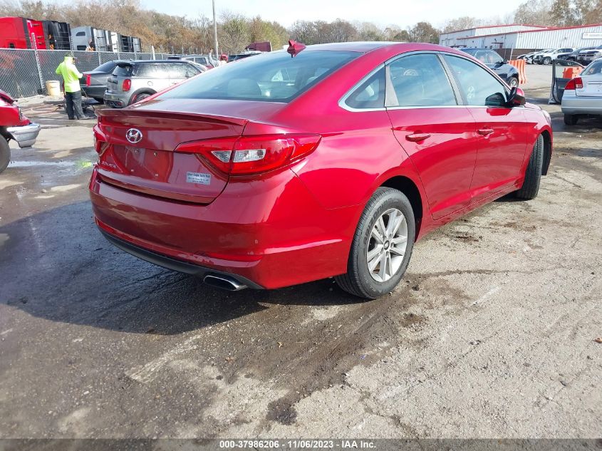 2015 HYUNDAI SONATA SE - 5NPE24AF7FH007873