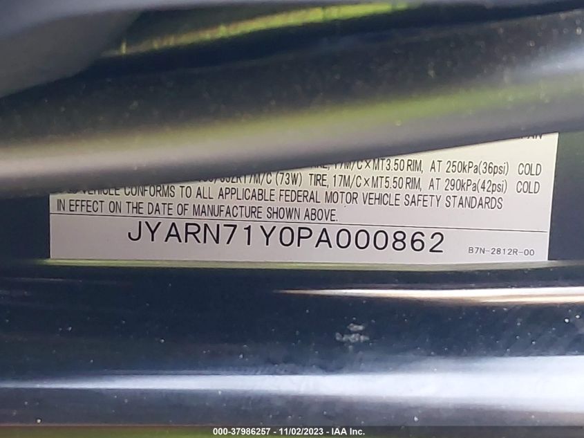 2023 YAMAHA MT09 C JYARN71Y0PA000862