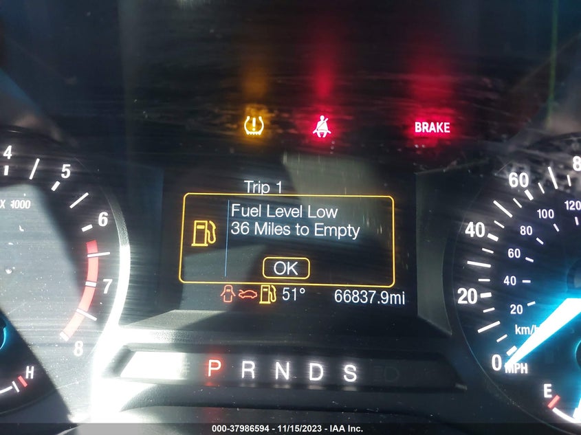 VIN 2FMPK4G90KBC50808 2019 FORD EDGE SE
