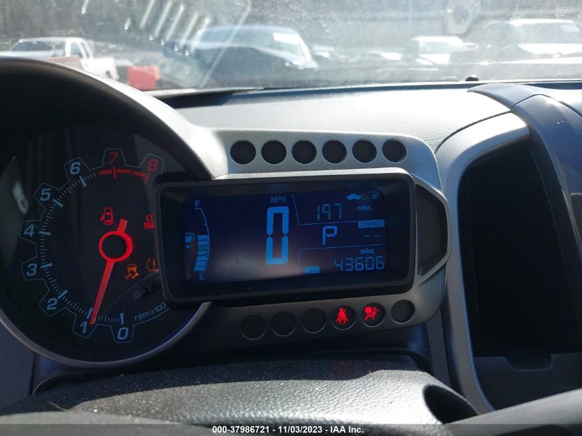 2015 CHEVROLET SONIC LTZ AUTO - 1G1JE6SB2F4158339