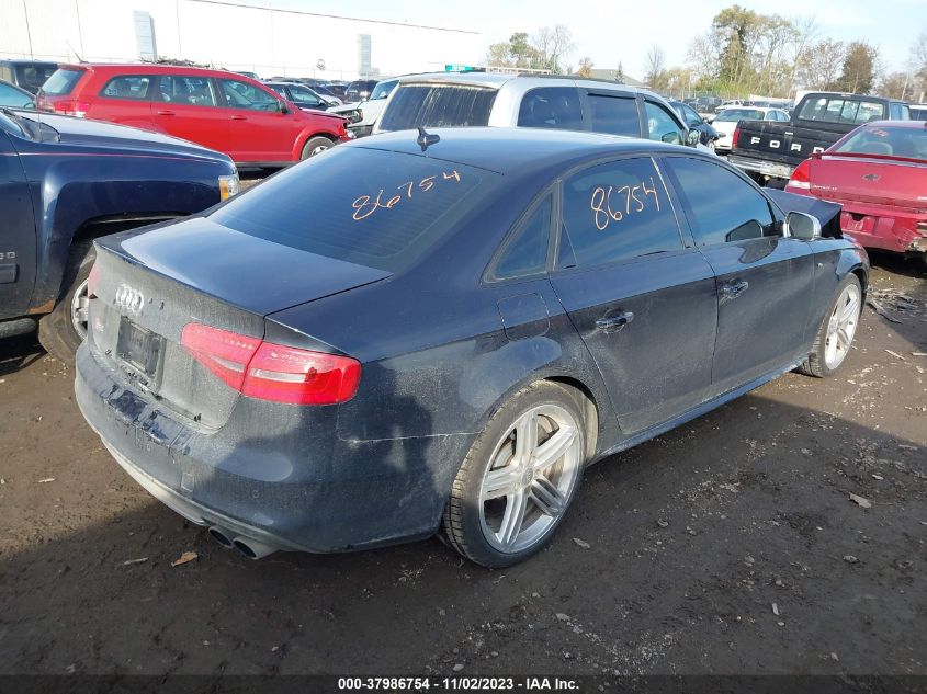 WAUDGAFLXEA016161 2014 AUDI S4, photo no. 4