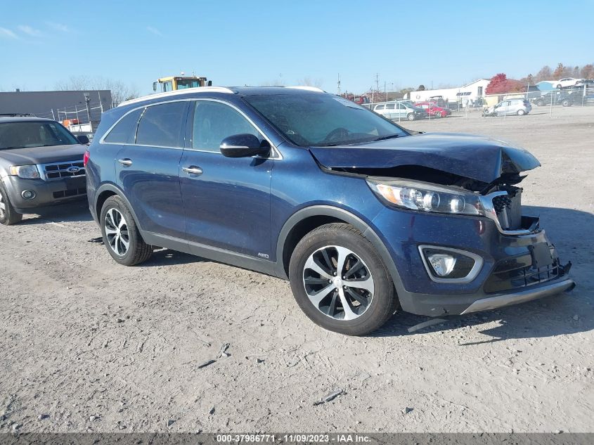 2016 KIA SORENTO 2.0T EX - 5XYPHDA12GG009101