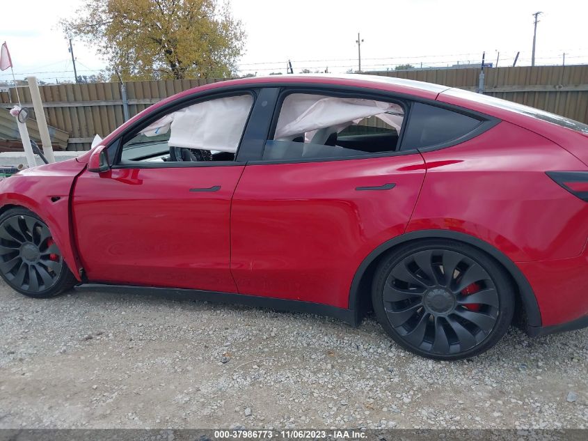 2022 TESLA MODEL Y PERFORMANCE DUAL MOTOR - 7SAYGDEF9NF465939