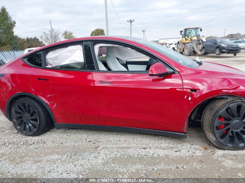 2022 TESLA MODEL Y PERFORMANCE DUAL MOTOR - 7SAYGDEF9NF465939