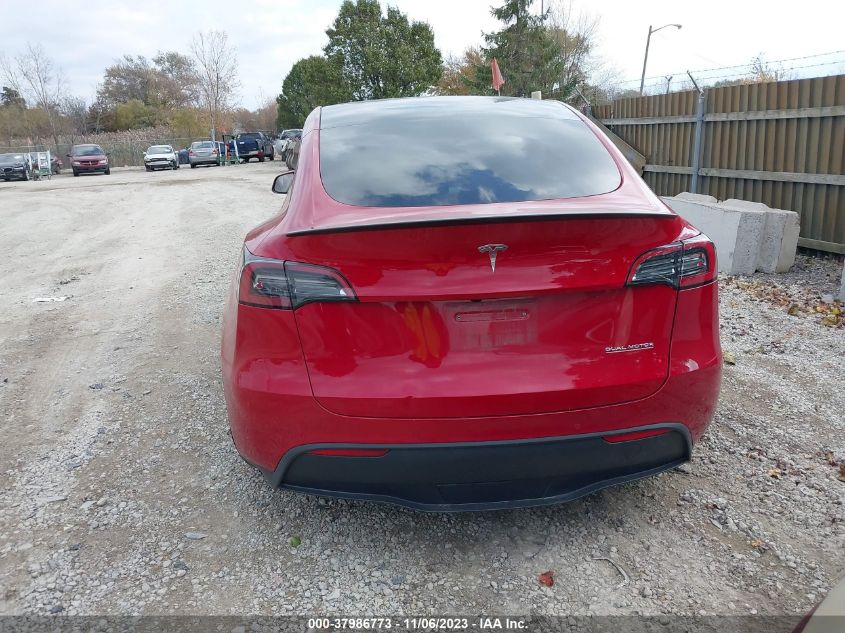 2022 TESLA MODEL Y PERFORMANCE DUAL MOTOR - 7SAYGDEF9NF465939