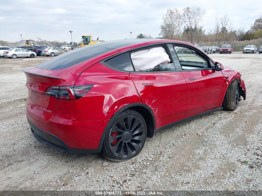 2022 TESLA MODEL Y PERFORMANCE DUAL MOTOR - 7SAYGDEF9NF465939