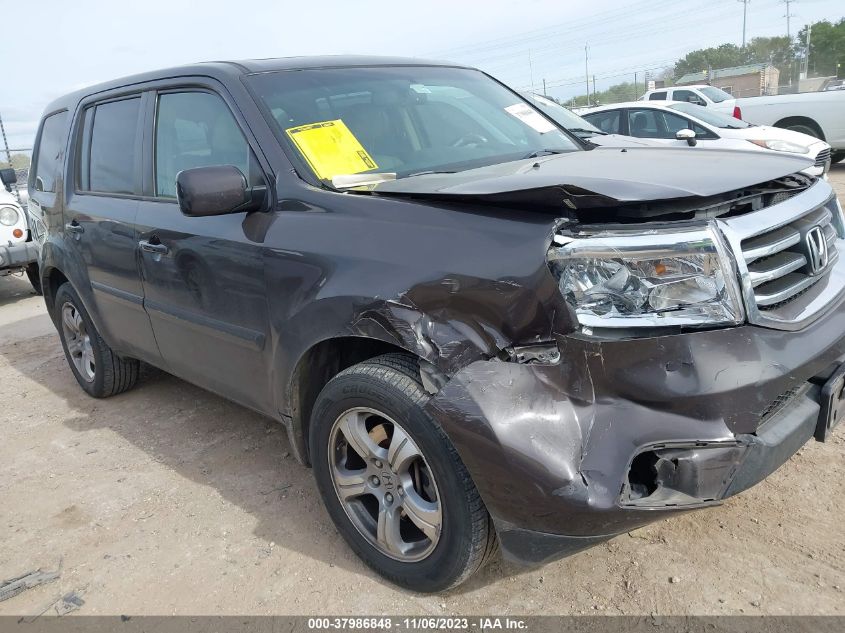 2013 HONDA PILOT EX-L - 5FNYF3H79DB039536