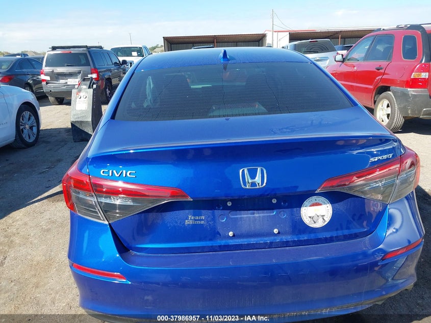 VIN 2HGFE2F58NH599678 2022 HONDA CIVIC SPORT