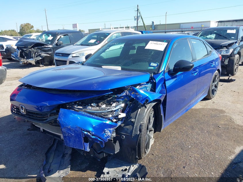 VIN 2HGFE2F58NH599678 2022 HONDA CIVIC SPORT