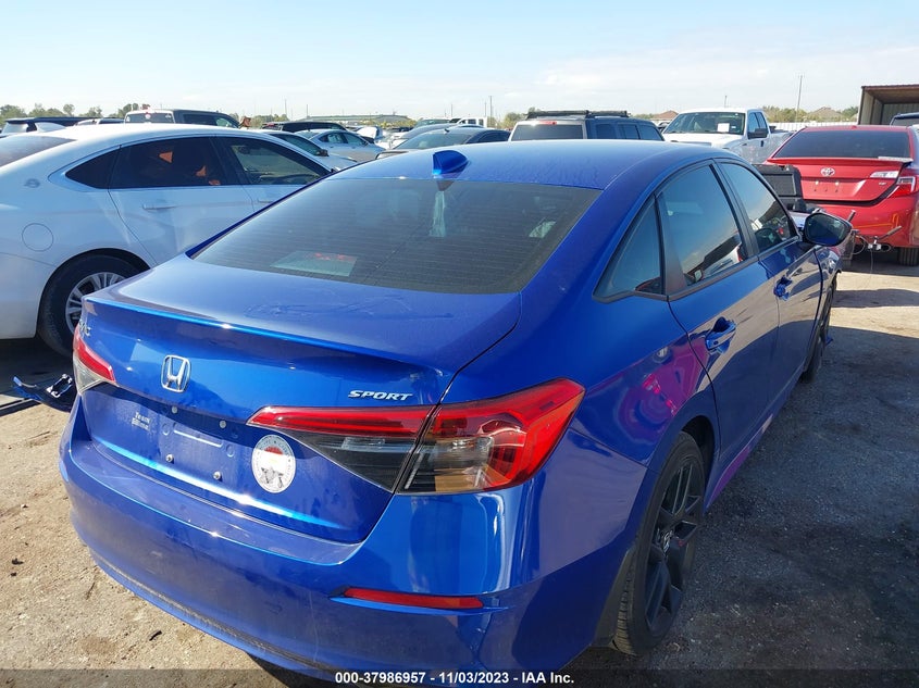 VIN 2HGFE2F58NH599678 2022 HONDA CIVIC SPORT