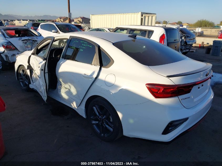 VIN 3KPF34AD9ME294666 2021 KIA FORTE GT LINE
