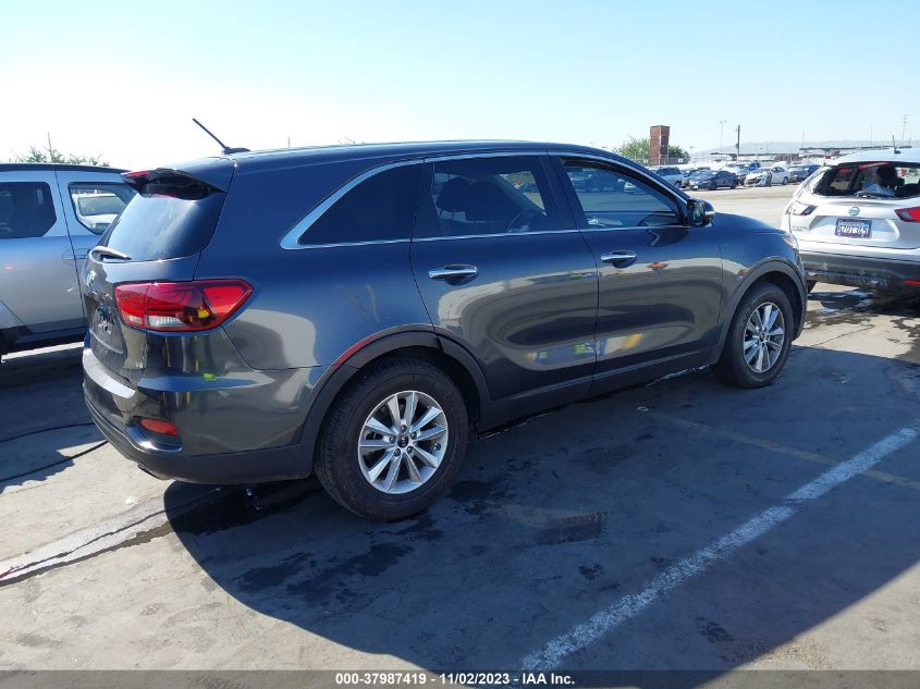 2019 KIA SORENTO 3.3L LX - 5XYPGDA51KG485533