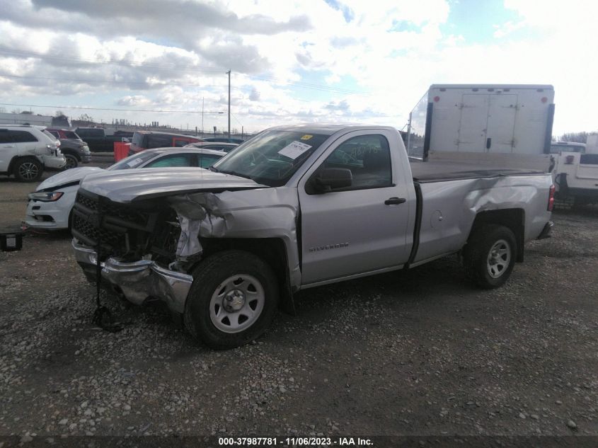 2014 CHEVROLET SILVERADO 1500 WORK TRUCK 1WT - 1GCNCPEH2EZ176605