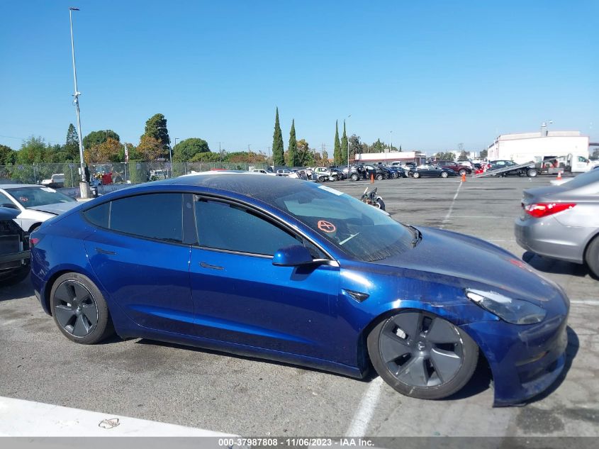 2021 TESLA MODEL 3 - 5YJ3E1EAXMF938665