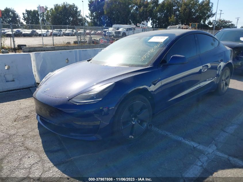 2021 TESLA MODEL 3 - 5YJ3E1EAXMF938665