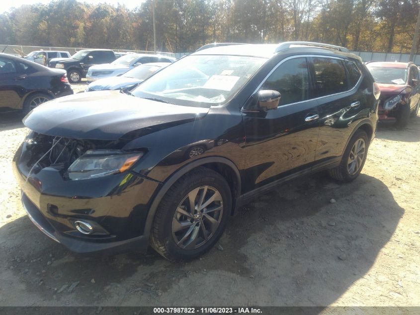 2016 NISSAN ROGUE SL - 5N1AT2MT5GC808554