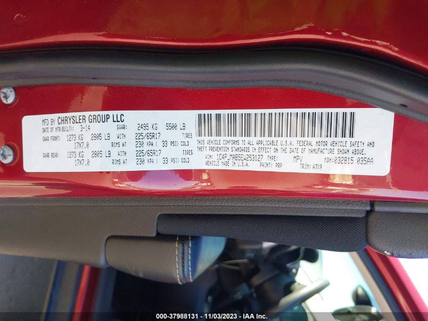 2014 JEEP CHEROKEE SPORT - 1C4PJMAB5EW253127