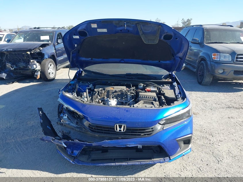 VIN 2HGFE2F5XNH521886 2022 HONDA CIVIC SPORT