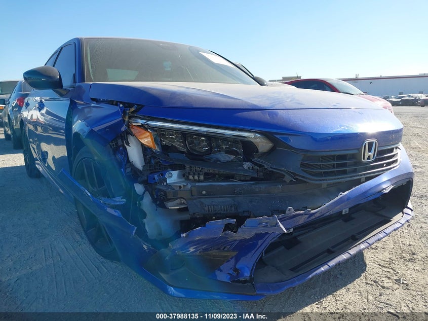 VIN 2HGFE2F5XNH521886 2022 HONDA CIVIC SPORT