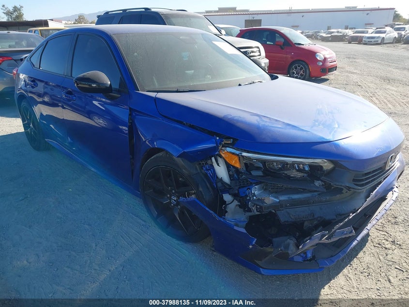 VIN 2HGFE2F5XNH521886 2022 HONDA CIVIC SPORT