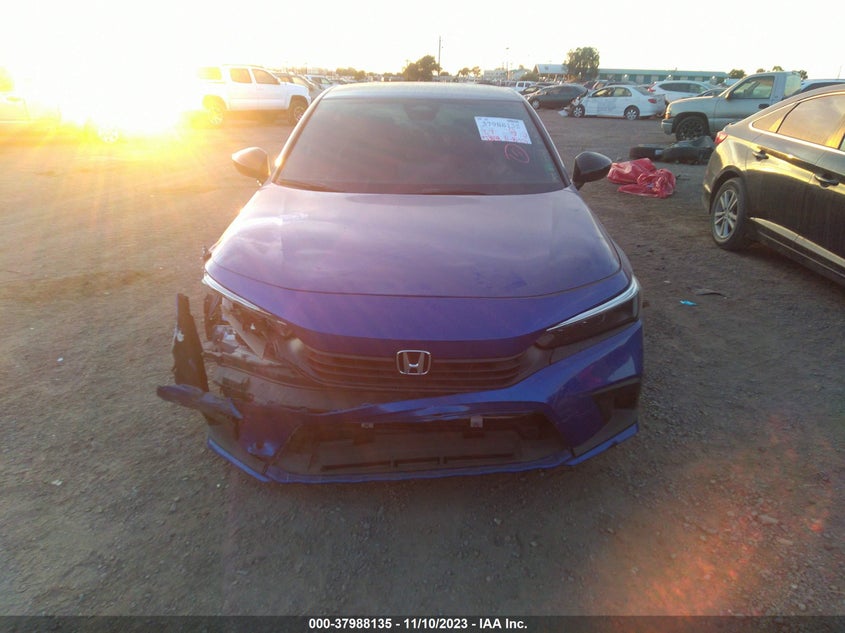 VIN 2HGFE2F5XNH521886 2022 HONDA CIVIC SPORT