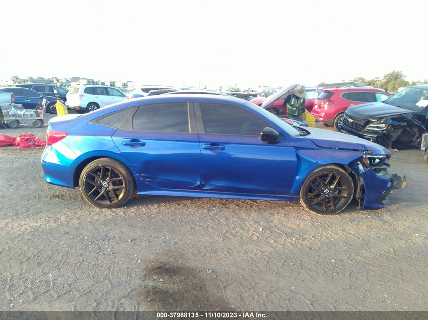 VIN 2HGFE2F5XNH521886 2022 HONDA CIVIC SPORT