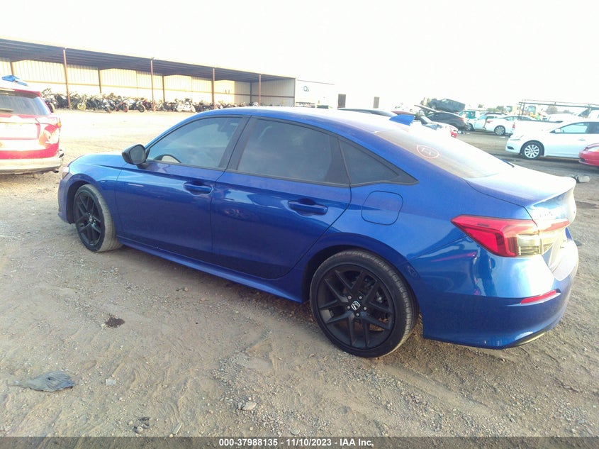 VIN 2HGFE2F5XNH521886 2022 HONDA CIVIC SPORT