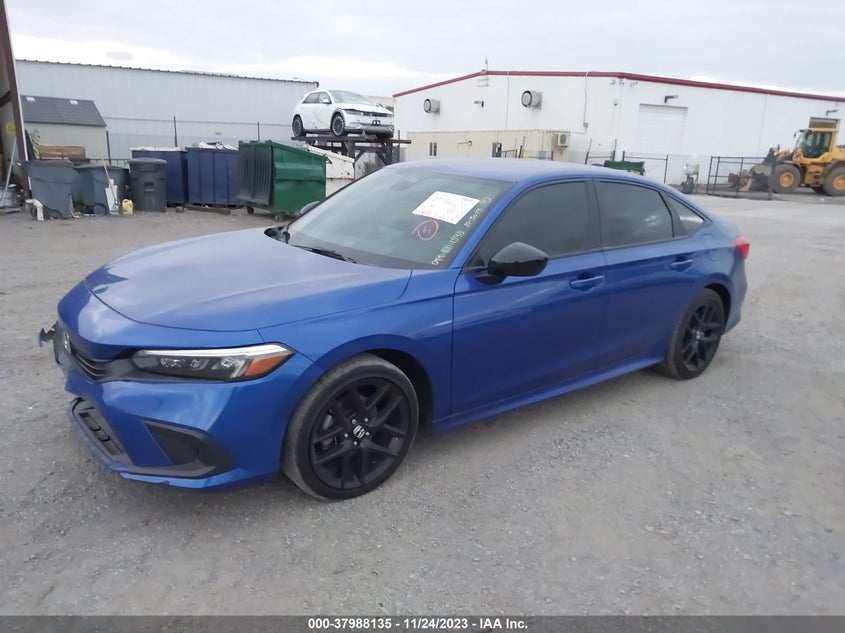 VIN 2HGFE2F5XNH521886 2022 HONDA CIVIC SPORT