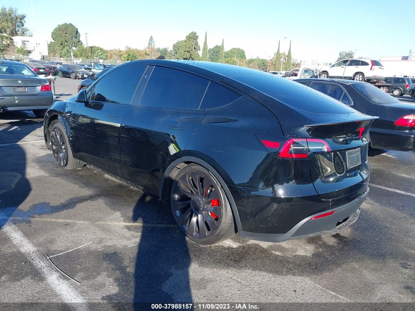 VIN 7SAYGDEF4PF809308 2023 TESLA MODEL Y