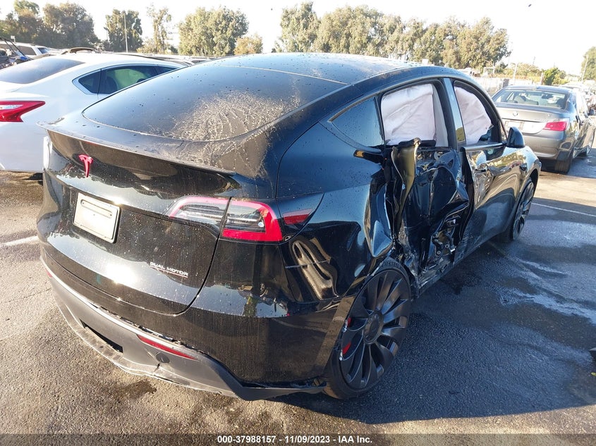 VIN 7SAYGDEF4PF809308 2023 TESLA MODEL Y