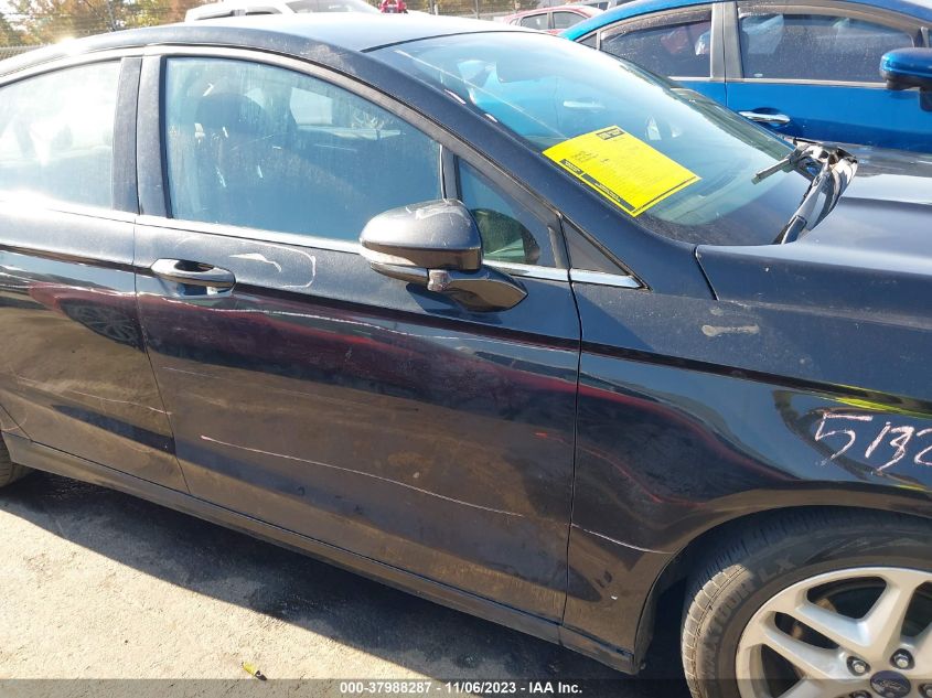 2013 FORD FUSION SE - 3FA6P0H74DR182417