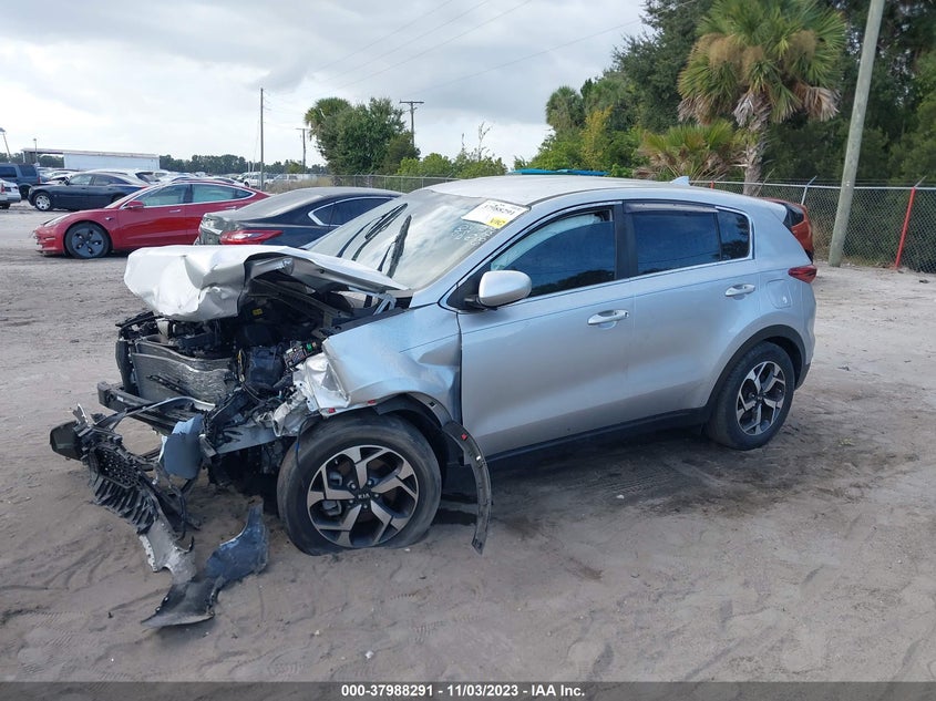 VIN KNDPM3AC2L7630207 2020 KIA SPORTAGE LX