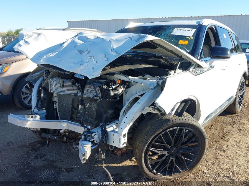 VIN 5LM5J7XC2NGL06801 2022 LINCOLN AVIATOR RESERVE