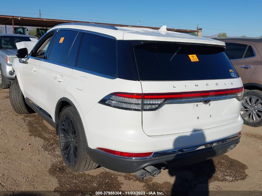 VIN 5LM5J7XC2NGL06801 2022 LINCOLN AVIATOR RESERVE