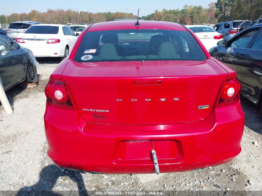 2013 DODGE AVENGER SXT - 1C3CDZCG4DN663390