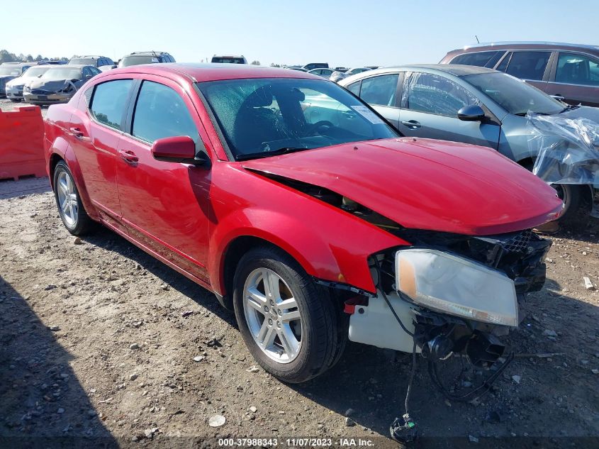 2013 DODGE AVENGER SXT - 1C3CDZCG4DN663390