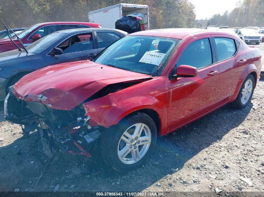2013 DODGE AVENGER SXT - 1C3CDZCG4DN663390