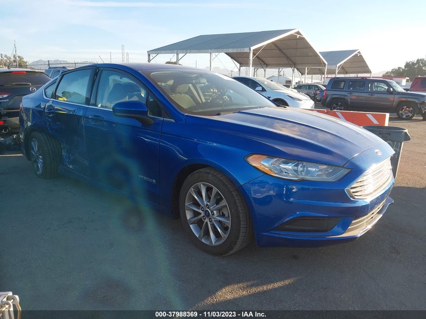 VIN 3FA6P0LU2HR313315 2017 FORD FUSION HYBRID SE