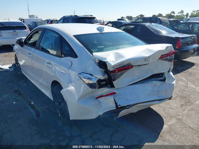 VIN 2HGFE2F56NH598898 2022 HONDA CIVIC SPORT