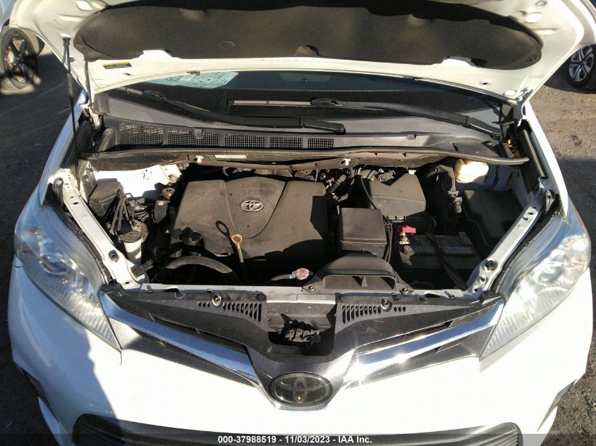 5TDYZ3DC0KS002507 2019 TOYOTA SIENNA, photo no. 10