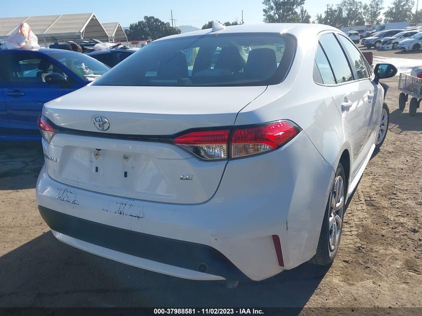 VIN 5YFEPMAE3MP148397 2021 TOYOTA COROLLA LE