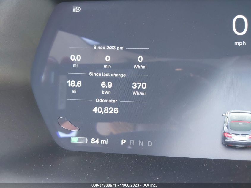 2014 TESLA MODEL S 60 KWH BATTERY - 5YJSA1S10EFP52081