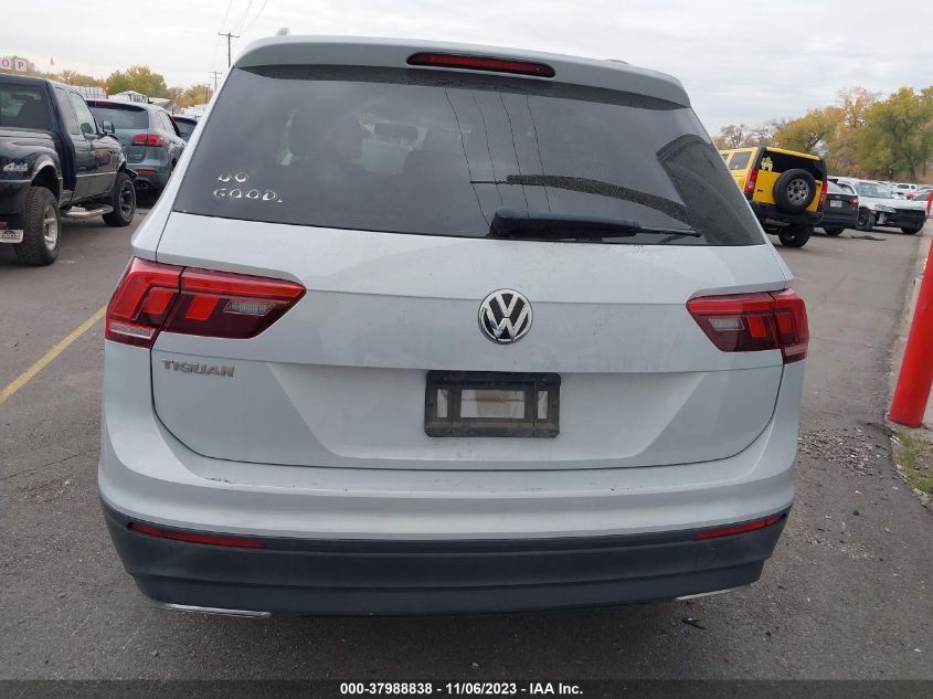 2019 VOLKSWAGEN TIGUAN S - 3VV0B7AX6KM031494