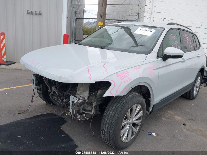 2019 VOLKSWAGEN TIGUAN S - 3VV0B7AX6KM031494