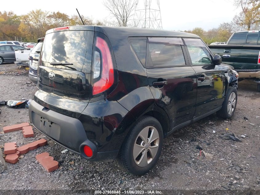 2015 KIA SOUL BASE - KNDJN2A24F7220467
