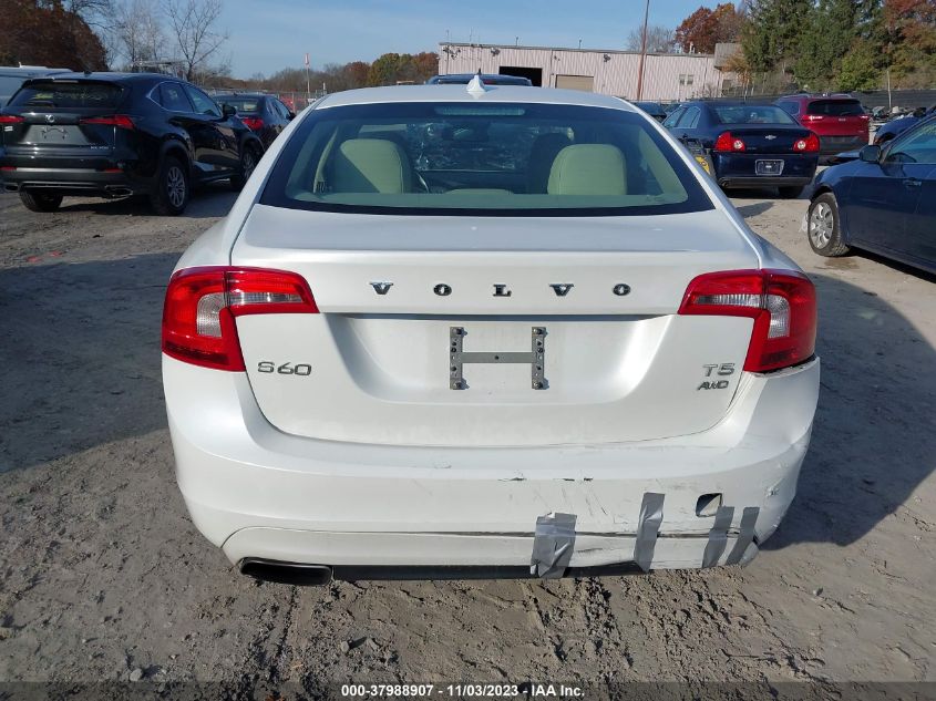 2014 VOLVO S60 T5/T5 PLATINUM - YV1612FH1E2286592