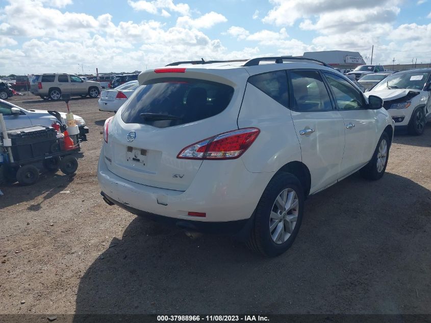 2014 NISSAN MURANO SV - JN8AZ1MUXEW405840