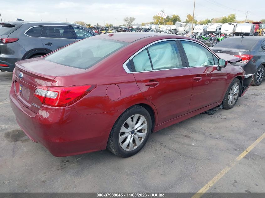 2015 SUBARU LEGACY 2.5I PREMIUM - 4S3BNBC63F3008140